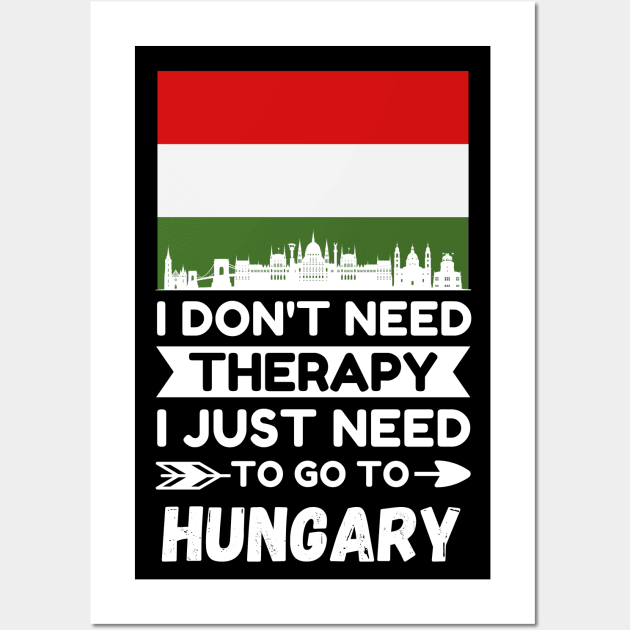 Hungary Travel Wall Art by footballomatic